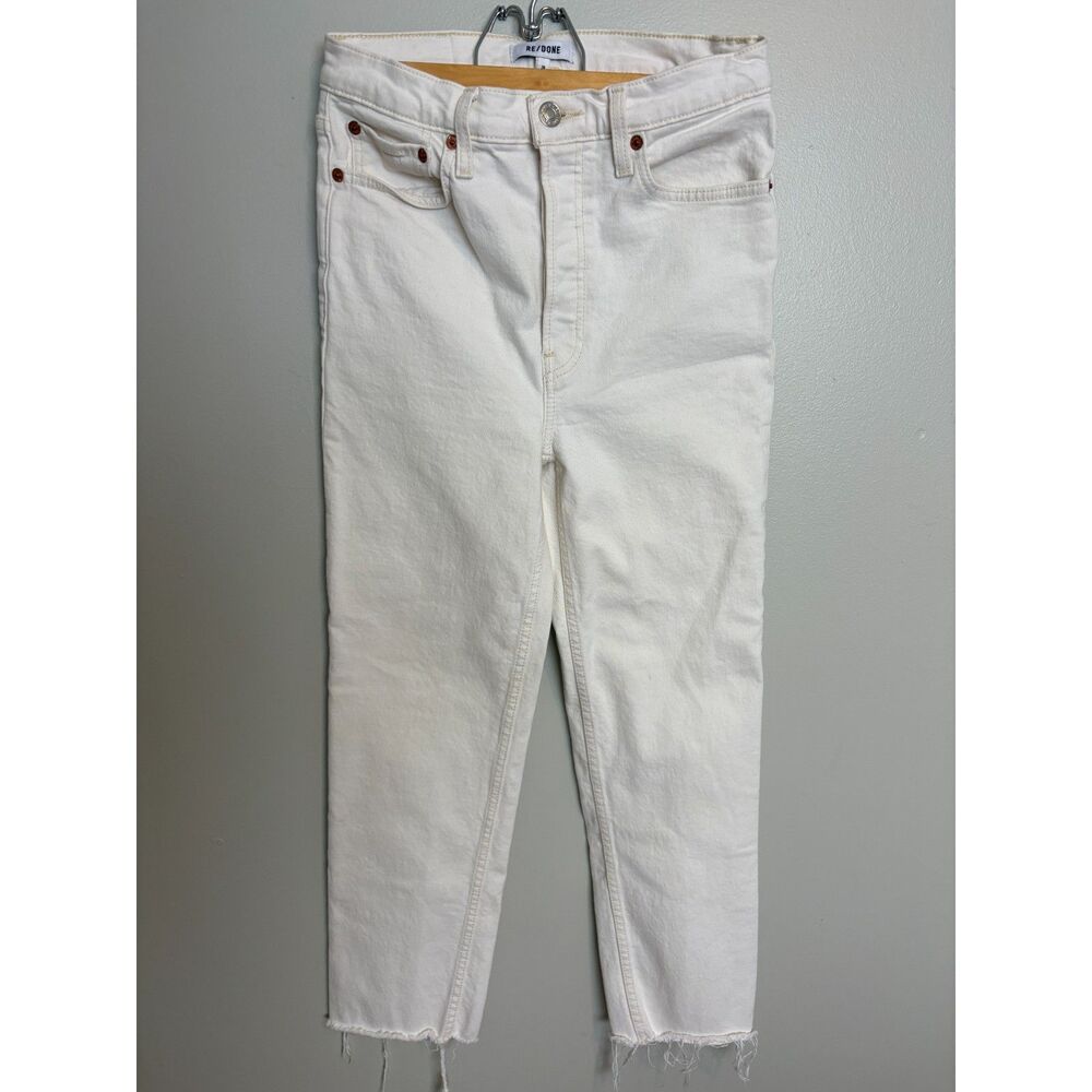 RE/DONE High Rise Stove Pipe Jeans